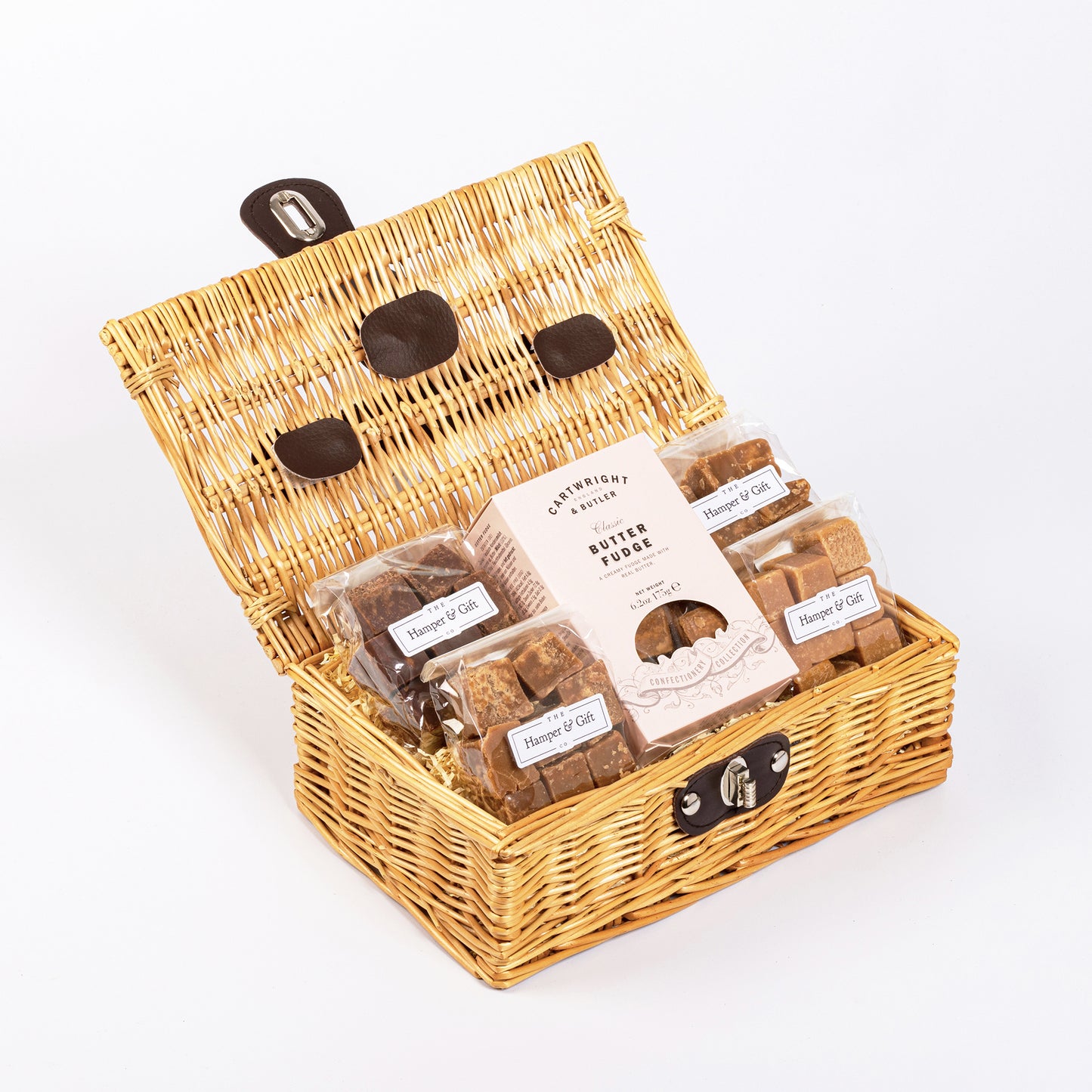 Little Fudge Hamper filled with a variety of gourmet fudge