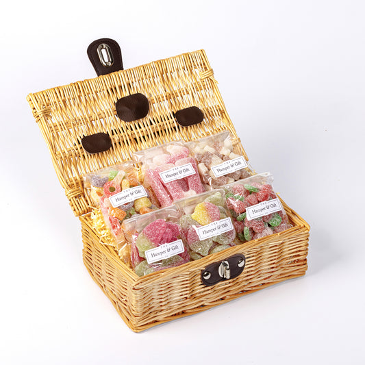 Little Fizzy Sour Vegan Sweet Hamper filled with 6 different sweets