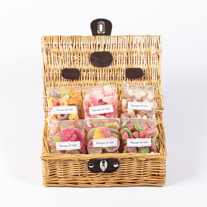 ittle Fizzy Sour Vegan Sweet Hamper filled with 6 different sweets