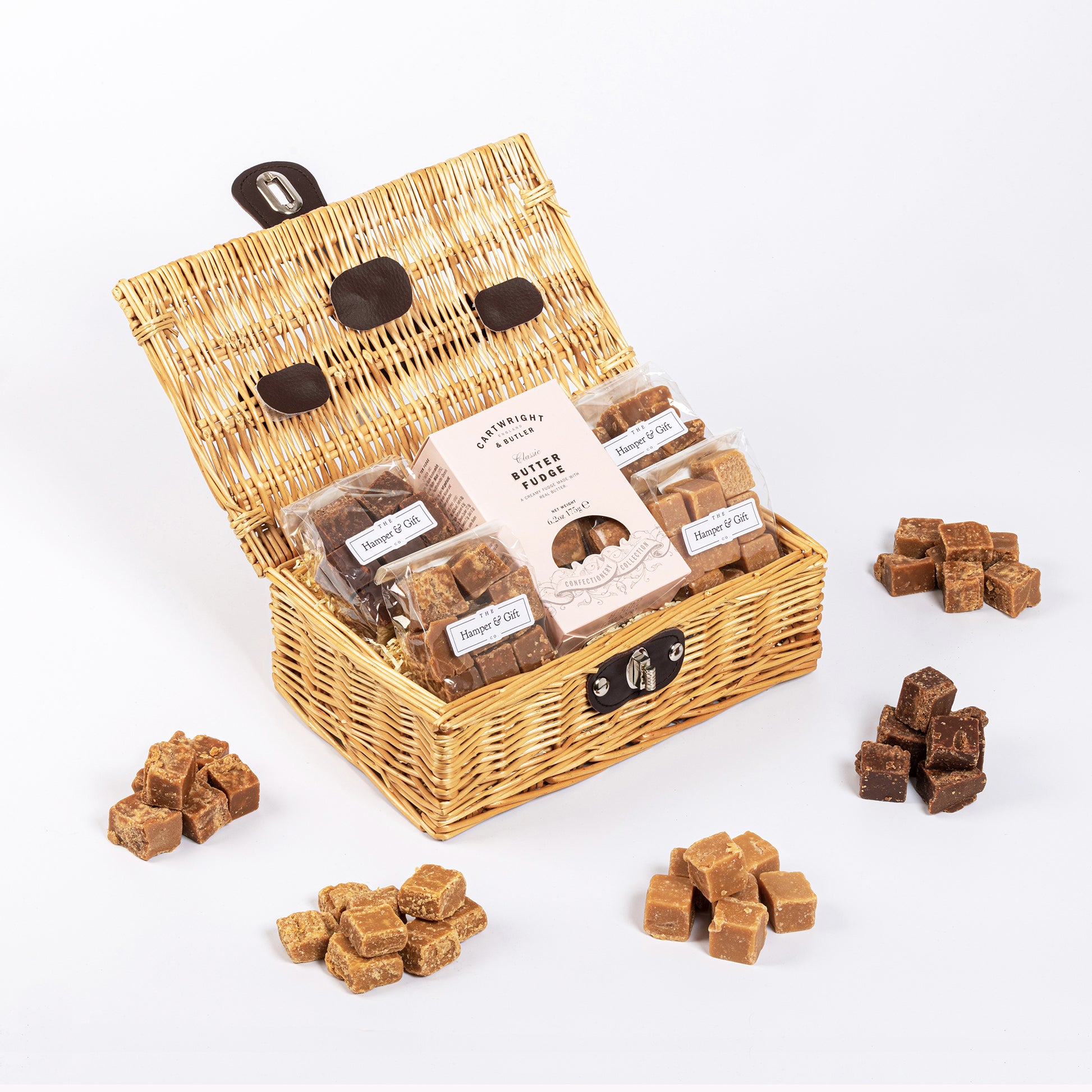 Little Fudge Hamper filled with a variety of gourmet fudge
