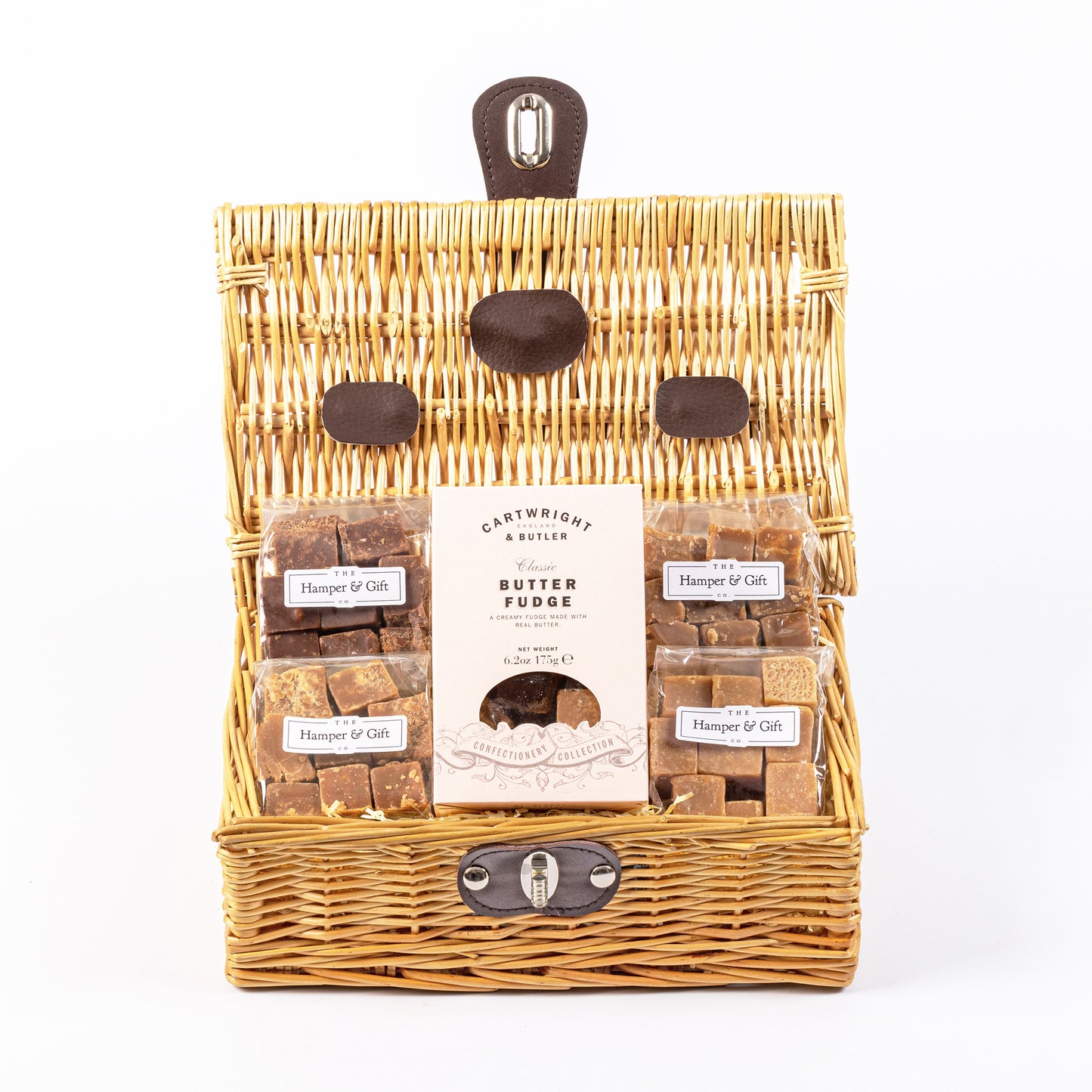 Little Fudge Hamper filled with a variety of gourmet fudge