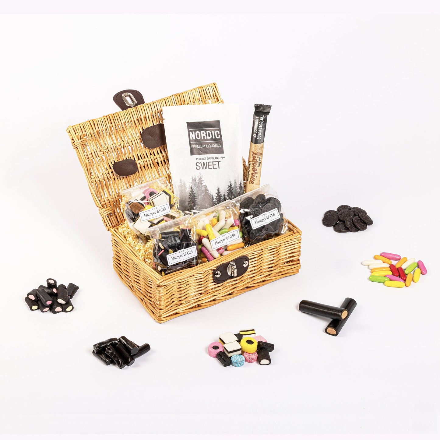 Little Liquorice Sweet Hamper filled with 6 different types of liquorice