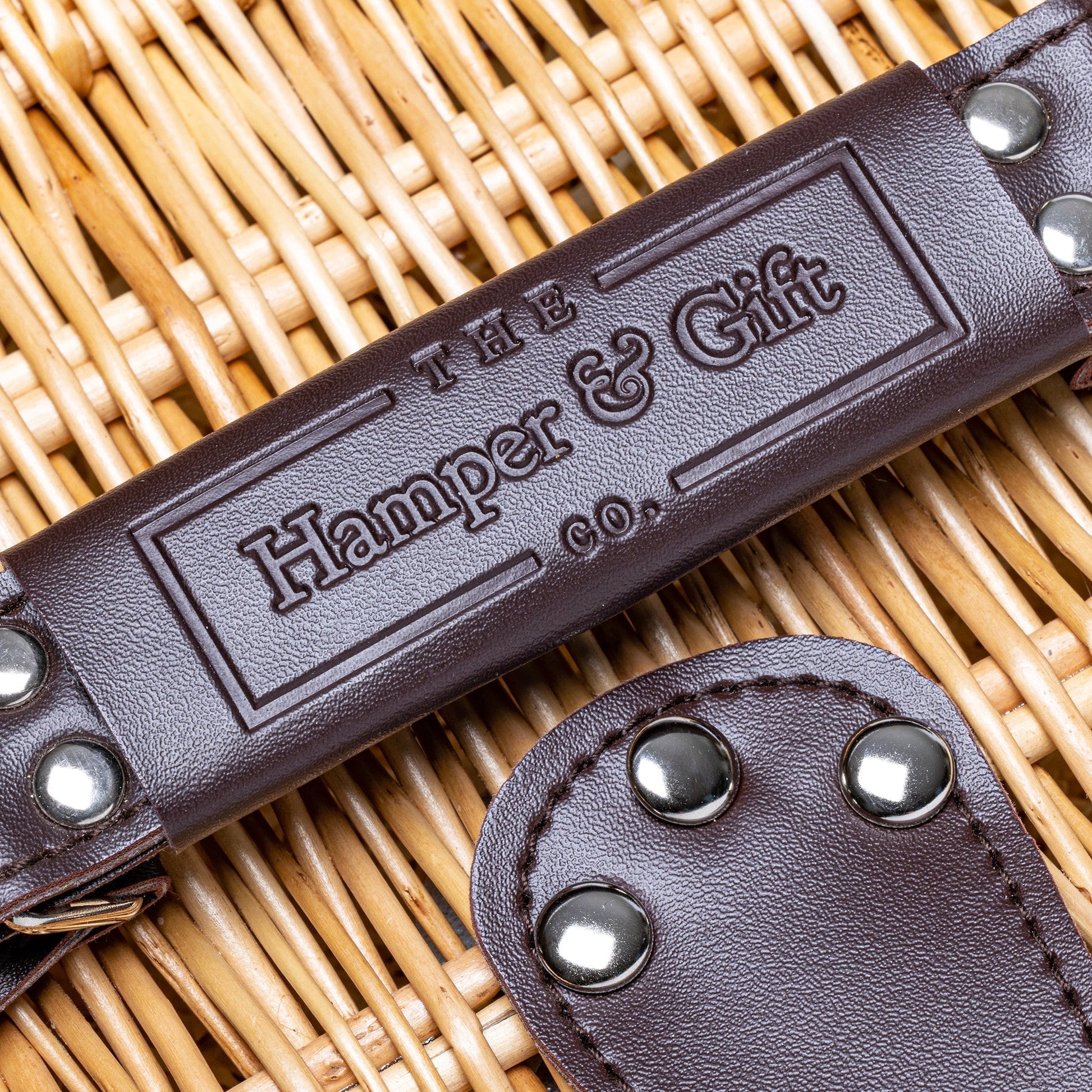 Hamper & Gift Logo on hamper handle